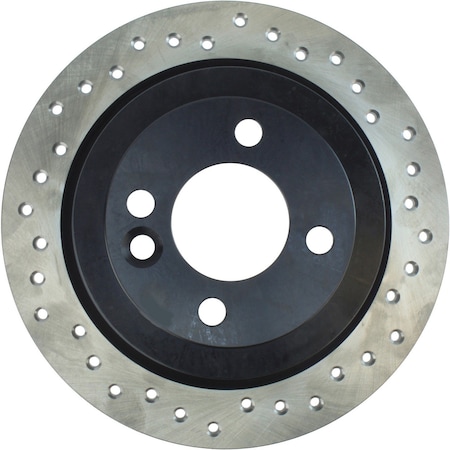 Sport Cross Drilled Brake Rotor,128.34066L